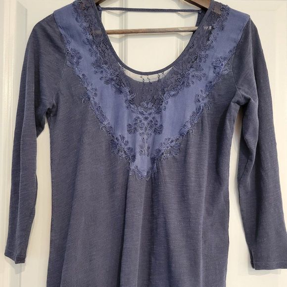 Lucky Brand Tops - Lucky Brand Top Womens blue color size S